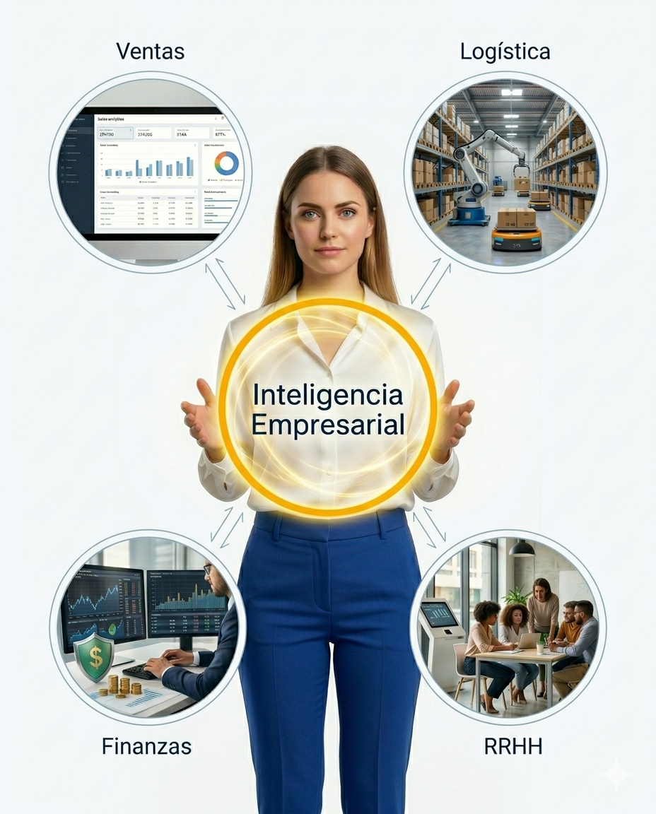 Ingeniería de Soluciones Inteligentes para la Alta Dirección Elevamos la Capacidad Operativa de su Empresa con Ecosistemas de IA de Precisión Somos especialistas en el diseño, arquitectura e integración de soluciones inteligentes orientadas a la optimización de procesos críticos. No solo implementamos tecnología; transformamos la estructura operativa de las empresas. Convertimos la complejidad técnica en rentabilidad y control total. Acompañamos a CEOs y líderes empresariales en la evolución de su modelo de negocio: desde el diagnóstico de ineficiencias hasta el despliegue de arquitecturas inteligentes de alto impacto.